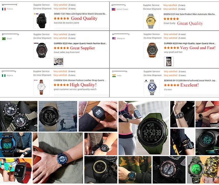 Binbond B0380 0380 Luxury Stainless Steel Strap Luminous Hands Men Quartz Wristwatch Waterproof Business Casual Men's Watches