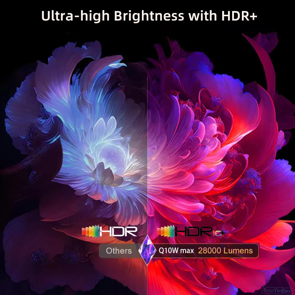 Everycom Q10W  Max Best Android 12 Auto Focus Wifi  Cinema Led Video Beamer 4k Projector Smart 1080P Home Theater Projector