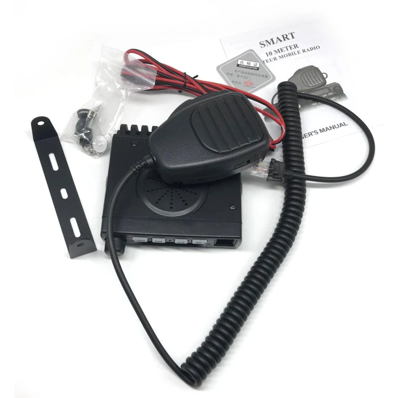 CB-40M Citizen Band Radio AM/FM Mini Mobile CB Radio AR-925 25.615--30.105MHz 8W Amateur Car Radio Station + Mag-1345 Antenna