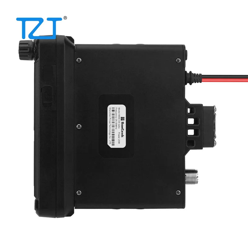 TZT HamGeek 6699-CB Radio 1-30MHz/21-30MHz Mobile Radio Supporting FM/AM/CW/SSB Modes with Microphone