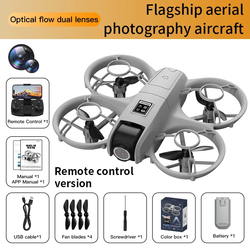 Drone Aerial Photography Aircraft with VR Support Includes VR Goggles Dual Cameras Three-Speed Switching Headless Mode X228