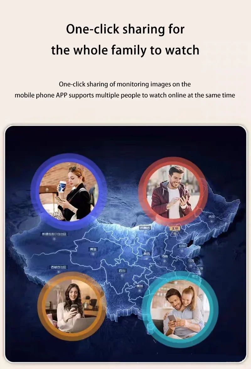 4K HD WiFi Security Camera for Home Mini Smart Indoor IP Surveillance with APP Remote Monitoring Portable Design 2026