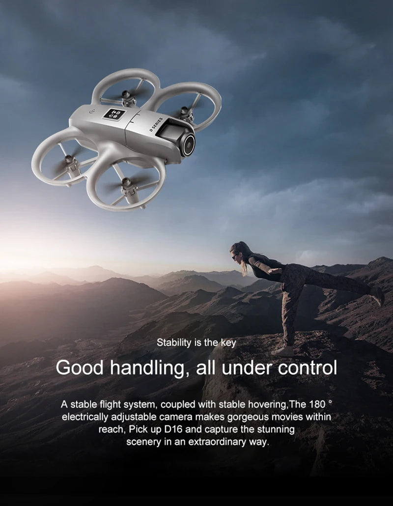 Xiaomi D16 Drone Mini Dual Camera 8K Aerial HD Profesional Helicopter GPS Positioning Avoidance Bushless Motor Drone UAV