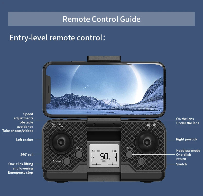 In the latest model of the drone in 2026 Brushless obstacle avoidance with dual lenses Add EIS electronic image stabilization