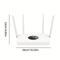 Wifi Wireless Router Wifi Fiber Broadband High-speed Unlimited 4 Antennas 2.4ghz Strong Signal Ultra-fast Broadband Coverage