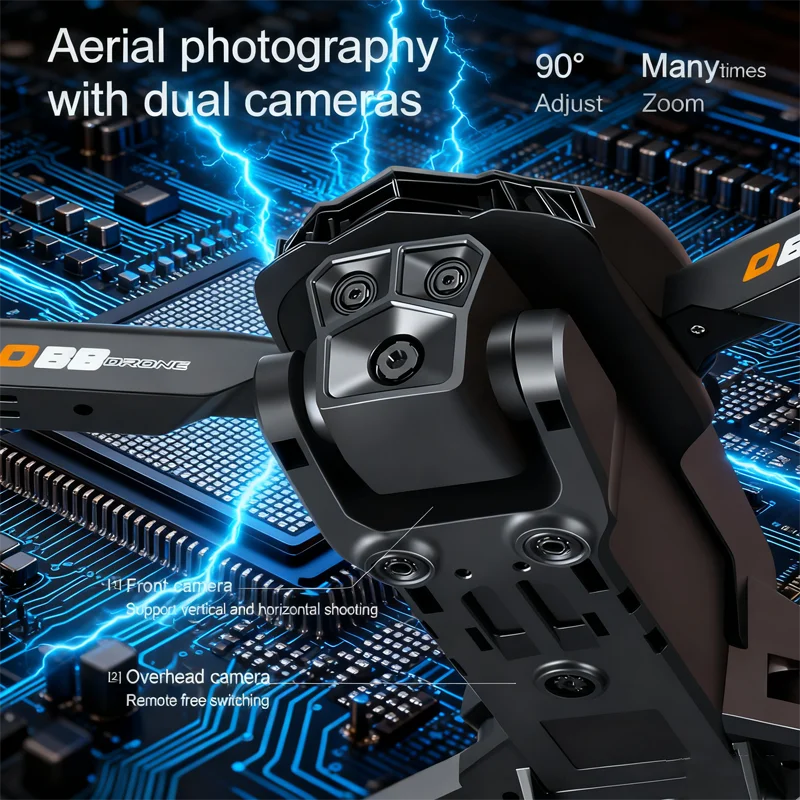 Xiaomi D88 Drone 8K Aerial HD Dual Camera Photography Intelligent Obstacle Avoidance Brushless Motor 5G WIFI GPS Return VR Drone