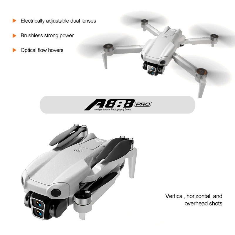 Long Endurance Drone, Brushless Motor, High-Definition Camera, 360 ° Rolling, Intelligent Obstacle Avoidance, Optical Flow Positioning, the Best Gift!