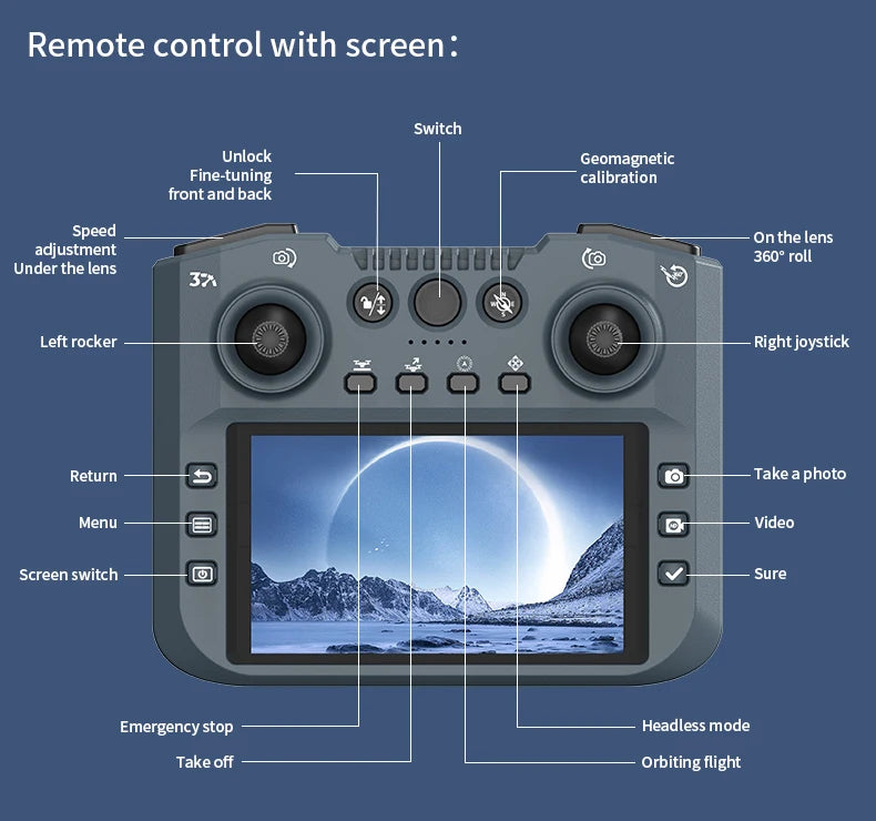 In the latest model of the drone in 2026 Brushless obstacle avoidance with dual lenses Add EIS electronic image stabilization