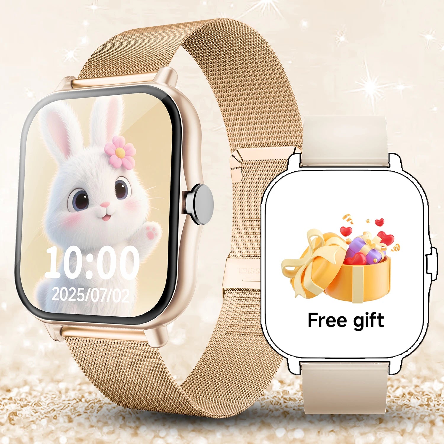 2025 New Smartwatch 1.83‘‘HD Screen with Wireless Call Sport Fitness Tracker Music Control Sedentary Reminder for Men Women Gift