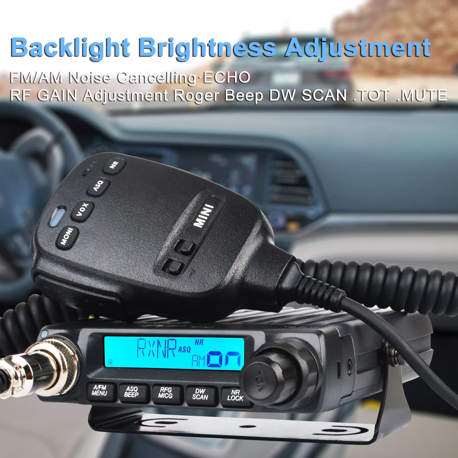 TYT CB Mini Walkie Talkie 11 Meters 27MHz Radio European Citizen Band 4W 40Channels AM/FM Vox Mobile Tranceiver