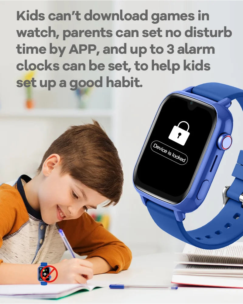 4G Smart Watch Kids GPS WIFI Video Call SOS APP Download Child Smartwatch Camera Monitor Tracker Location Phone Watch