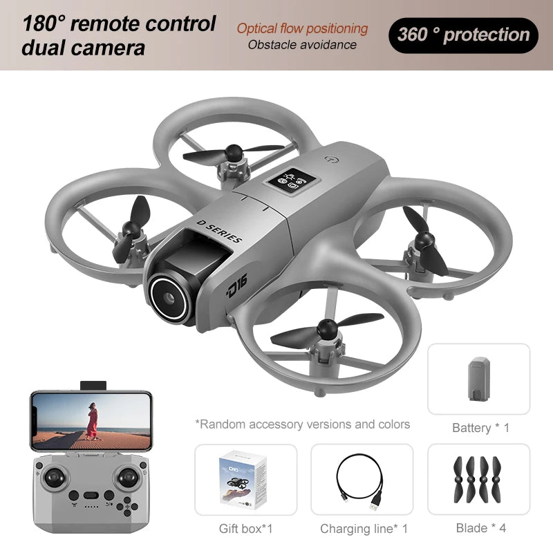 Xiaomi D16 Drone Mini Dual Camera 8K Aerial HD Profesional Helicopter GPS Positioning Avoidance Bushless Motor Drone UAV