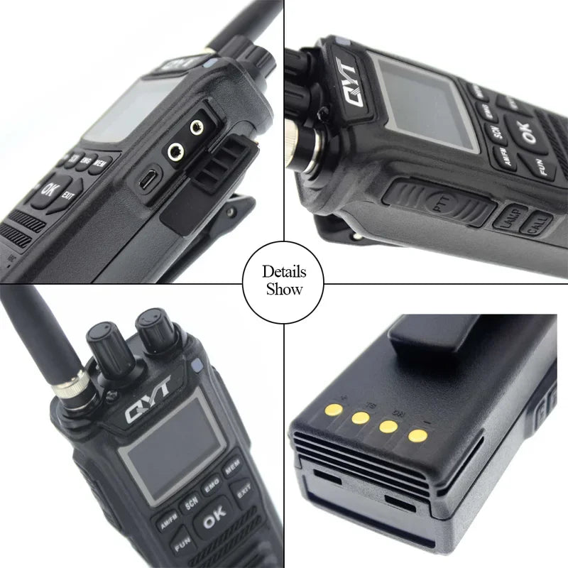 CB Radio QYT CB-58 26.965-27.405MHz FM AM Mode Citizen Band Radio 27MHz Handheld Walkie Talkie With 4100mAh CB Radio