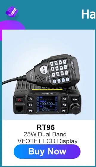 Retevis MB63A CB Car Radio 12/24V Power Long Range CB Mobile Radio Station Professional Communicator AMFM Ham Radio Channel 9/19