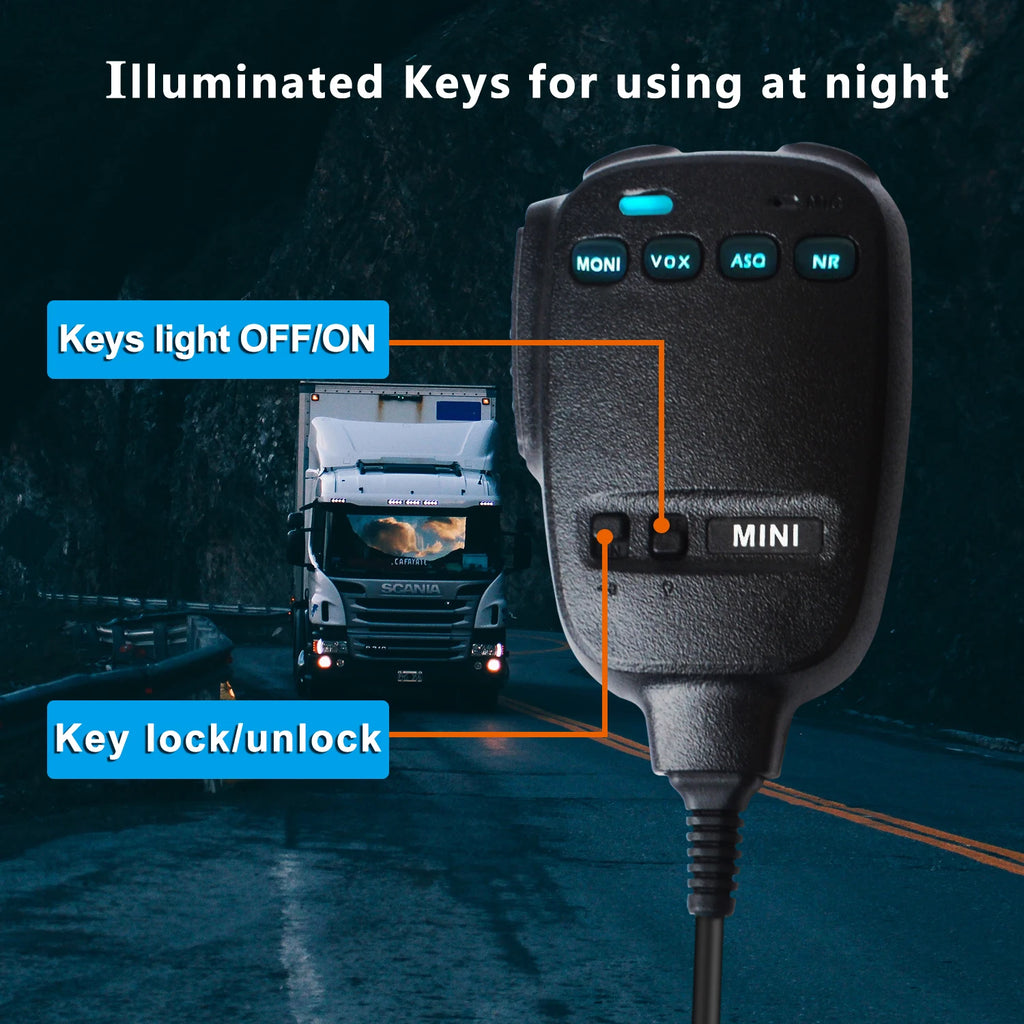 TYT CB Mini Walkie Talkie 11 Meters 27MHz Radio European Citizen Band 4W 40Channels AM/FM Vox Mobile Tranceiver