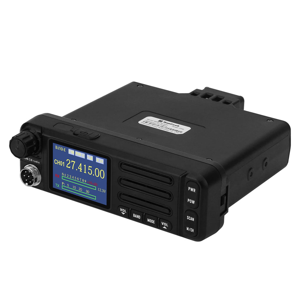 HamGeek 6699-CB Radio 1-30MHz/21-30MHz Mobile Radio Supporting FM/AM/CW/SSB Modes with Microphone