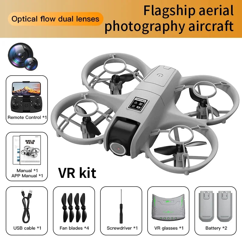 Drone Aerial Photography Aircraft with VR Support Includes VR Goggles Dual Cameras Three-Speed Switching Headless Mode X228