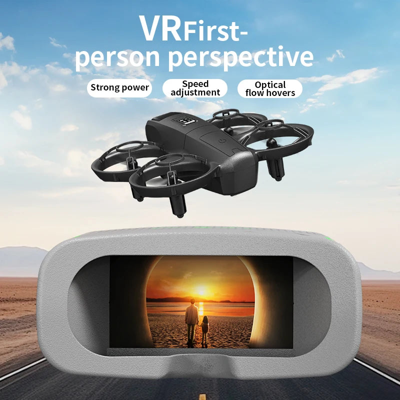 Drone Aerial Photography Aircraft with VR Support Includes VR Goggles Dual Cameras Three-Speed Switching Headless Mode X228
