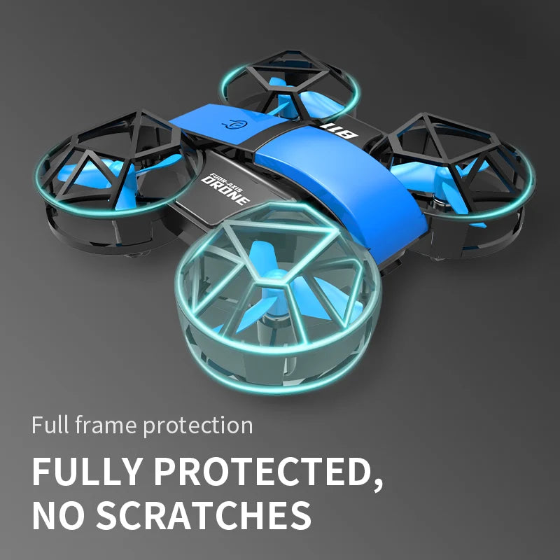 Dowellin D12 Drone Mini Remote Control Aircraft New Children's Toy HD Dual Camera Fixed Height RC Quadcopter Starter Gifts
