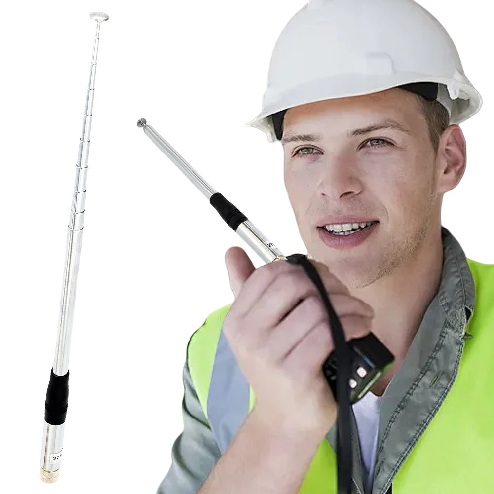 27MHz Telescopic CB Antenna 2.15dB High Gain 23-130cm Walkie Talkie Handheld Extended CB Antenna for CB Handheld/Portable Radio