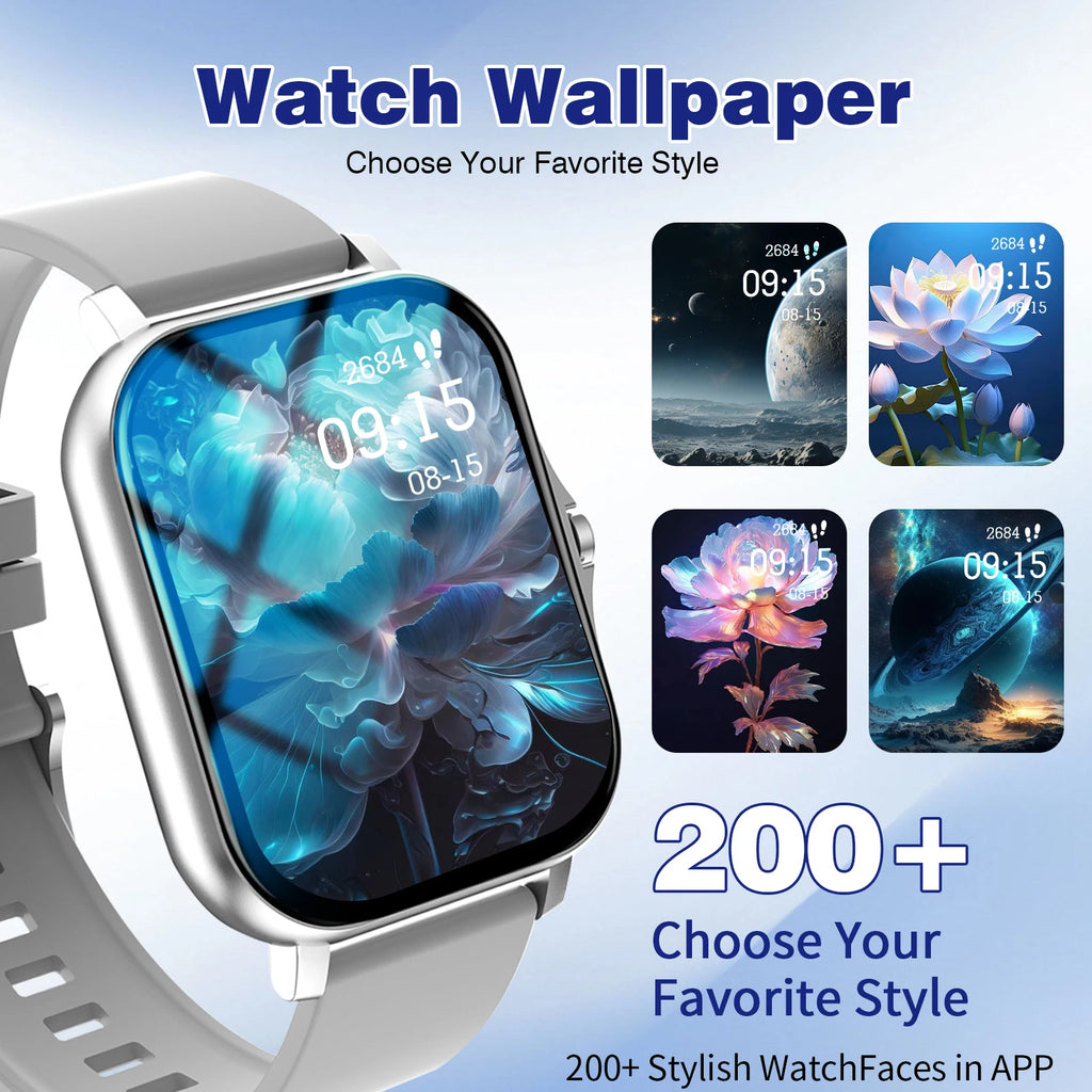 Smart Watch Multi-functional sports smart watch ,Wireless Calling, Personalized the Watch Faces,Music control