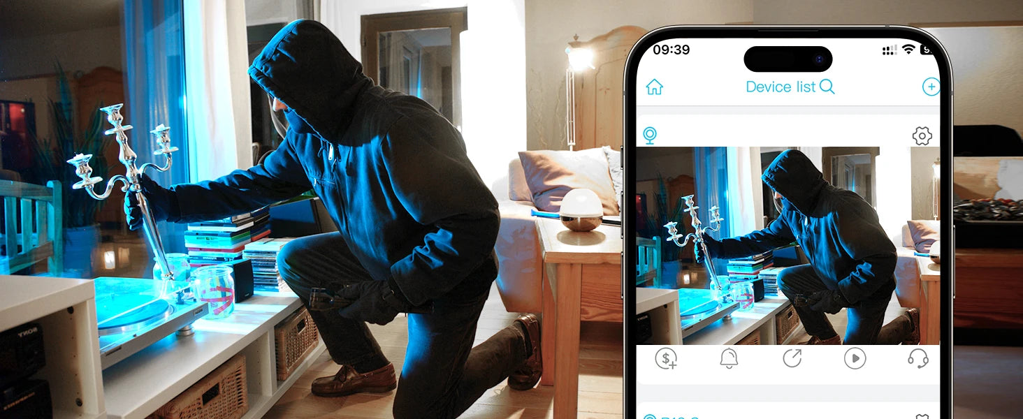  Wireless Mini WiFi Security HD Camera Monitoring Detection Security Protection  Night Vision Home Safety Long Battery Life