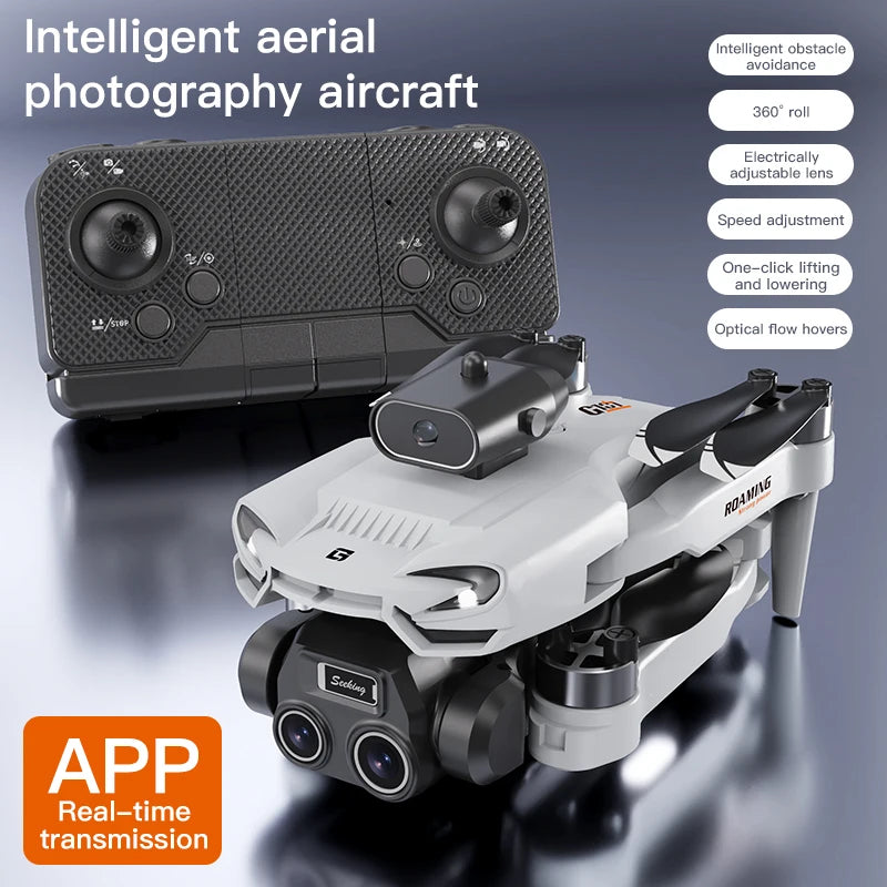 In the latest model of the drone in 2026 Brushless obstacle avoidance with dual lenses Add EIS electronic image stabilization