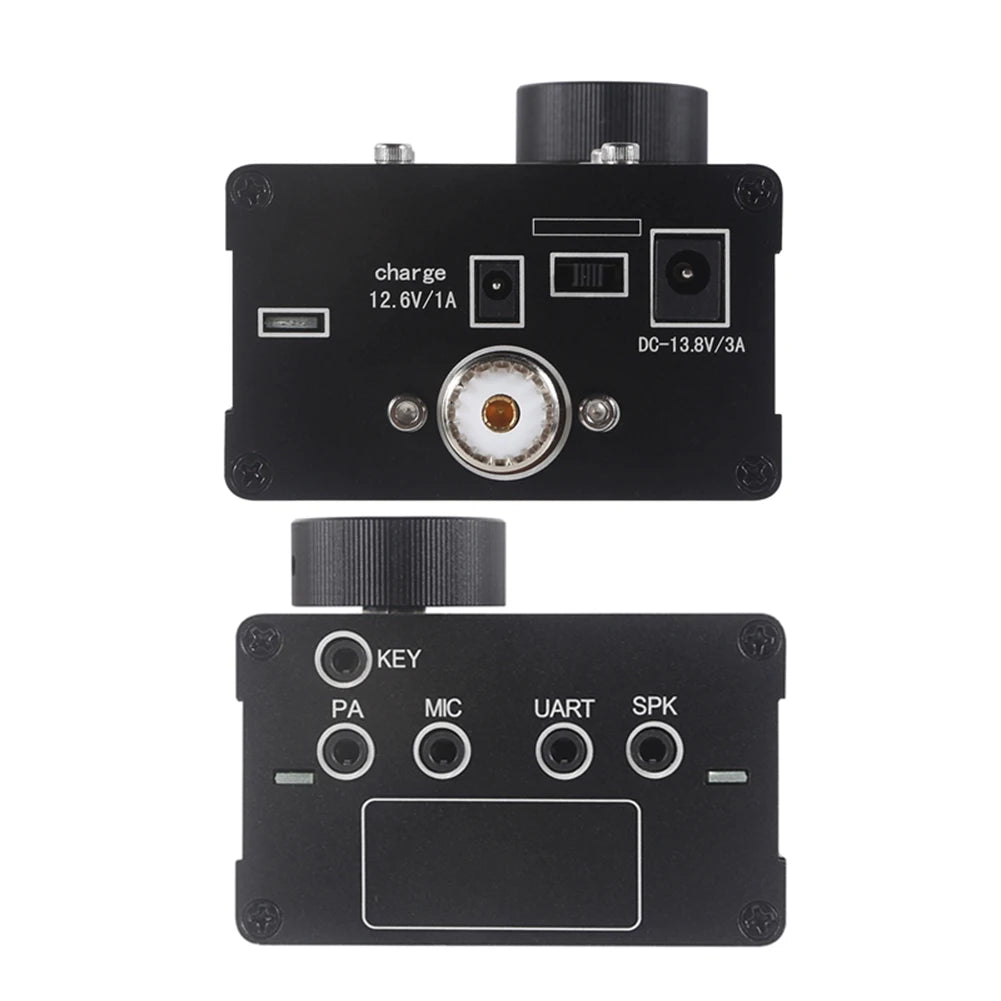 USDX QRP Radio Transceiver 8-Band SSB CW QRP Shortwave Radio Adjustable CW Sidetone Volume with Mic IRF Series Transistors