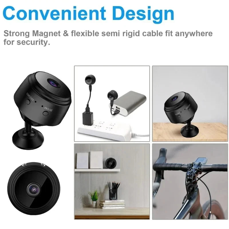 Wireless Security A9 HD Wifi Smart Monitor Surveillance Cameras with Sensor for Home Safety and Web Video Access