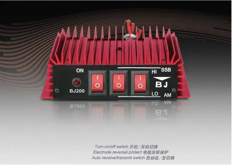 BJ-200 50W CB Radio Power Amplifier HF Amplifier 3-30Mhz AM / FM / SSB / CW Walkie Talkie CB Amplifier