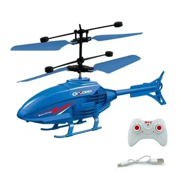 Crash Resistant Remote Control Aircraft Induction Helicopter Dual-mode Suspended Drone Toy with Lighting