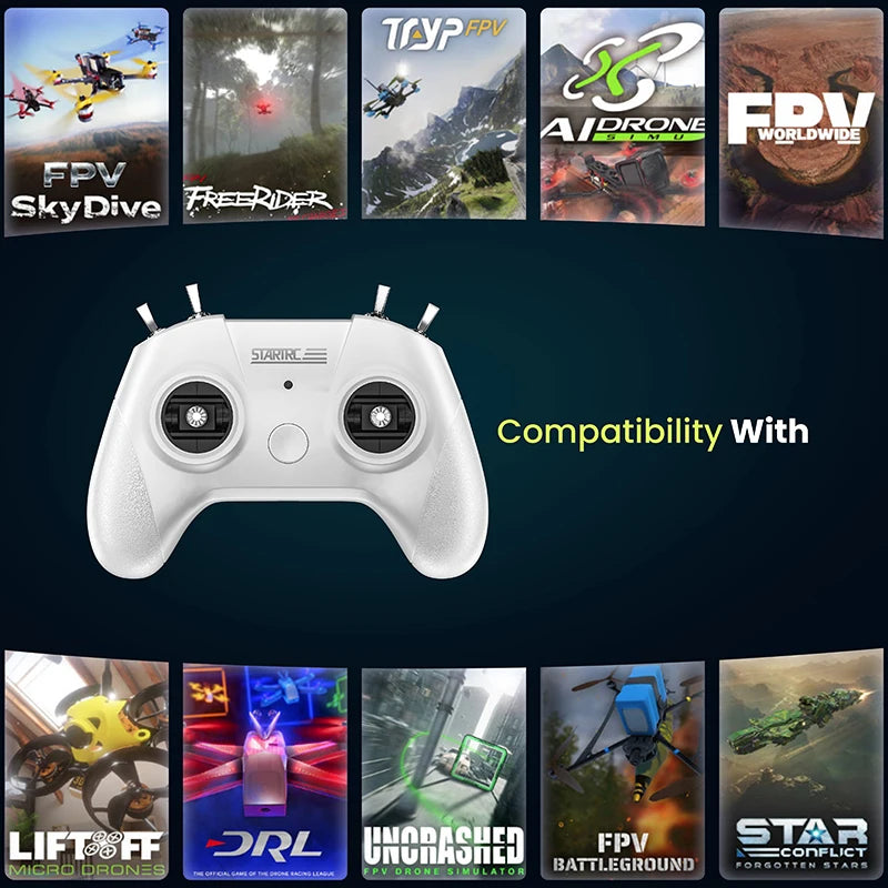 S8 Flight Simulator for DRL/DCL/LIFTOFF/UNCRASHED/ TryPFPV/Freerider Games Drone Training Simulator Remote Control Handheld