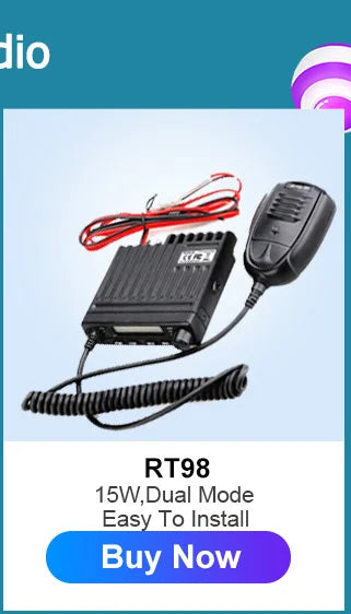 Retevis MB63A CB Car Radio 12/24V Power Long Range CB Mobile Radio Station Professional Communicator AMFM Ham Radio Channel 9/19