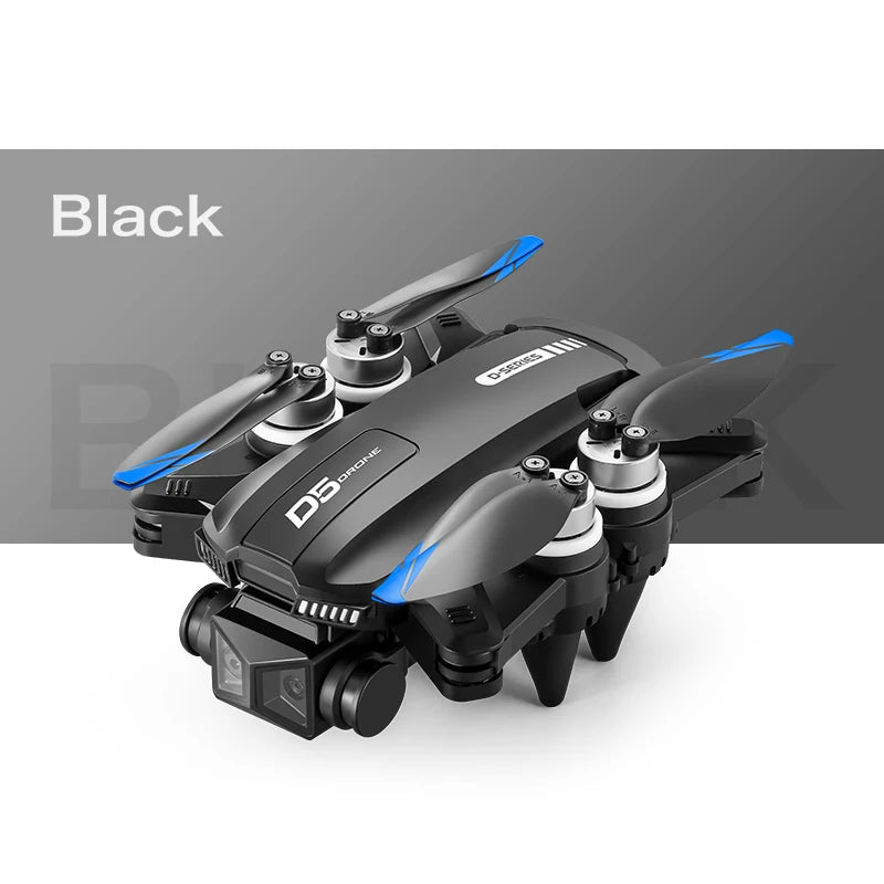 2026 New D5 Drone 4K Professional HD Dual Camera Brushless Obstacle Avoidance Foldable With Screen Control Quadcopters RC Drones