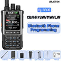 BAJETON BJ-8300 Ham Radio SW AM SSB CB Amateur Wireless Bluetooth Phone Programming Walkie Talkie NOAA Handheld Two Way Radio