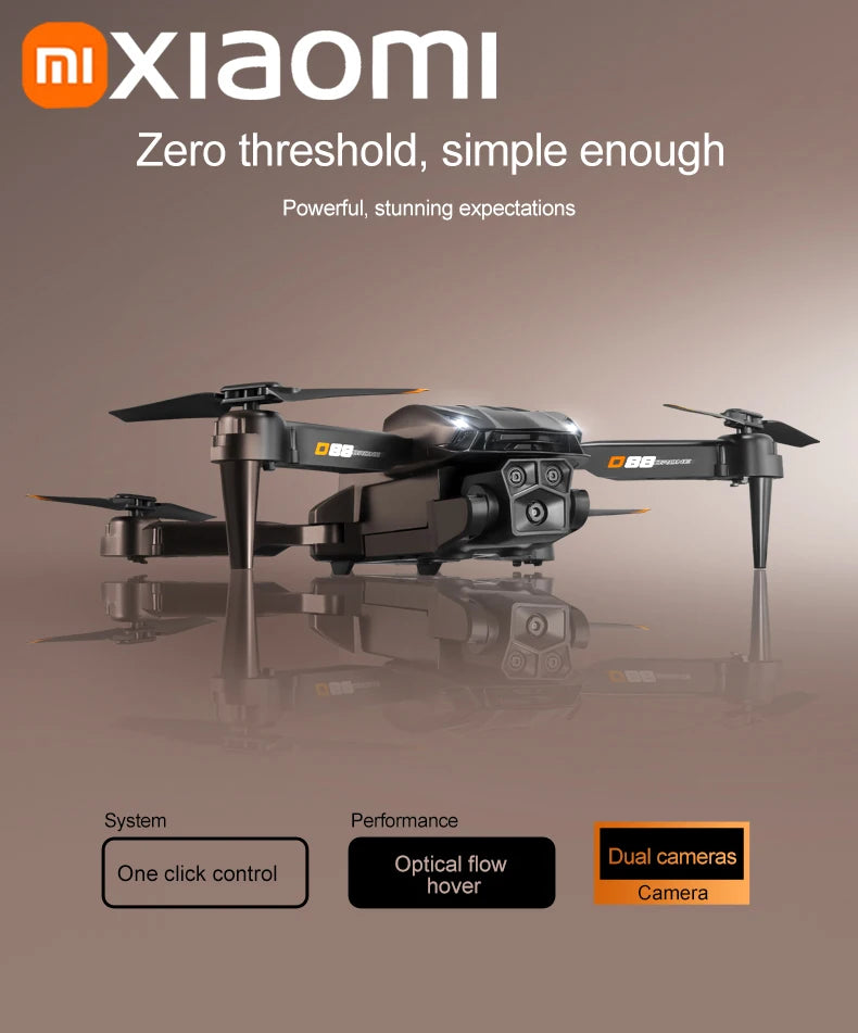 Xiaomi D88 Drone 8K Aerial HD Dual Camera Photography Intelligent Obstacle Avoidance Brushless Motor 5G WIFI GPS Return VR Drone