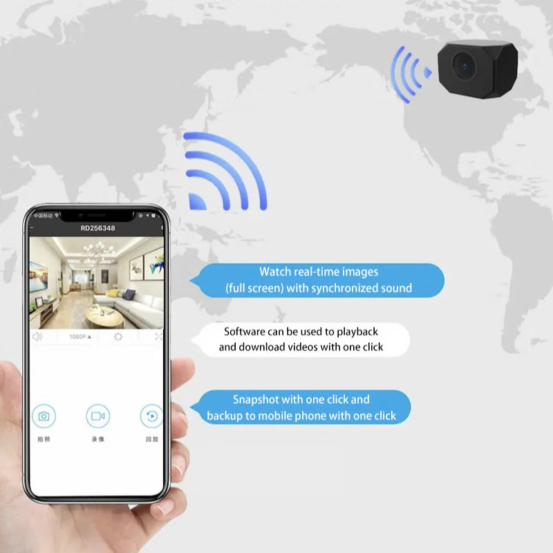 4K WiFi Security Camera Indoor Wireless Mini Home IP Camera APP Remote Monitor Night Vision Motion Detection 2 Way Audio 2025