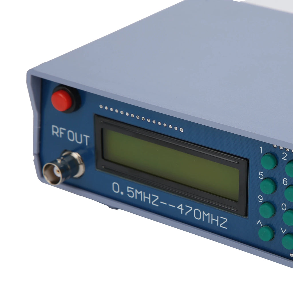 0.5MHZ‑470MHZ RF Signal Generator Audio Modulation Signal Source Conditioning Radio 800Hz