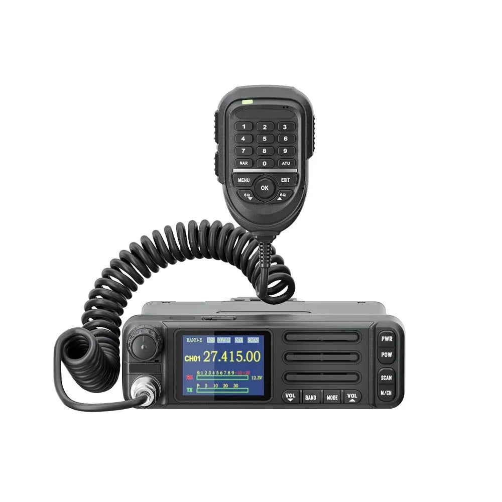 HamGeek 6699-CB Radio 1-30MHz/21-30MHz Mobile Radio Supporting FM/AM/CW/SSB Modes with Microphone