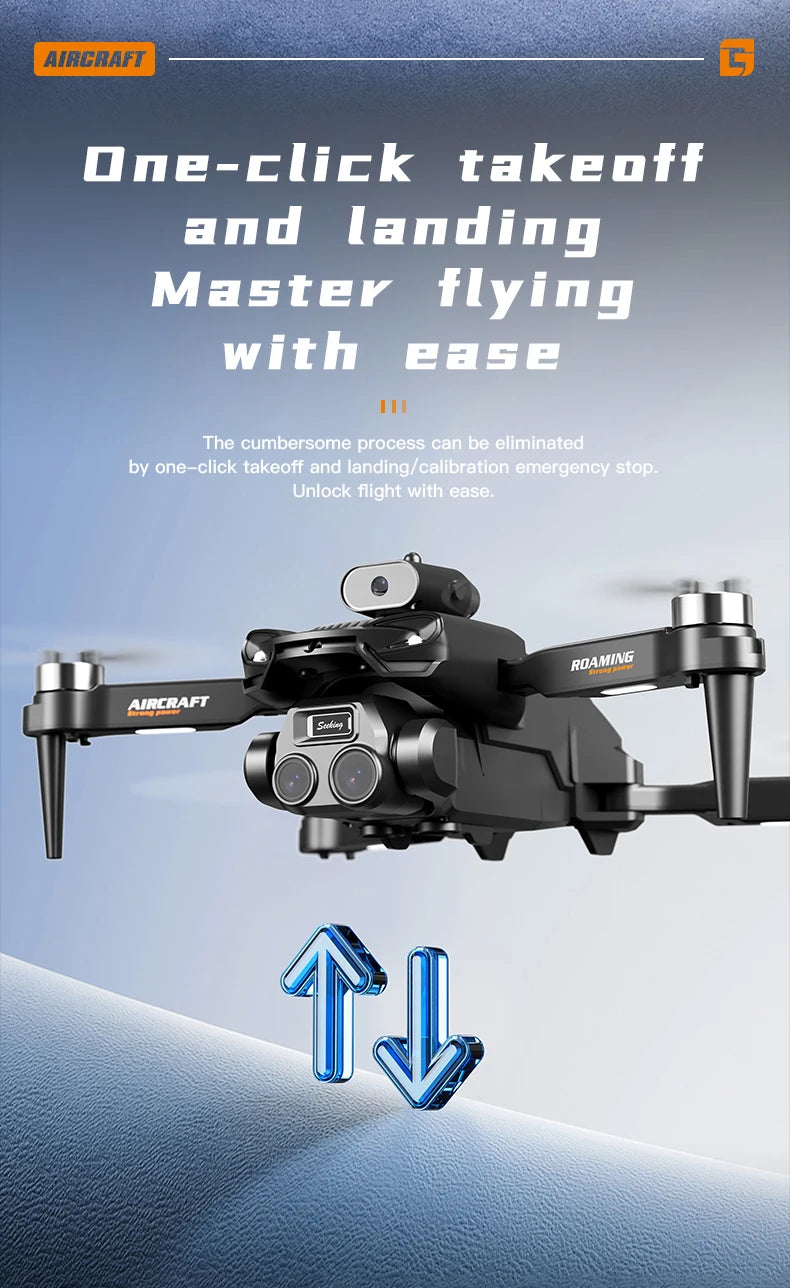 In the latest model of the drone in 2026 Brushless obstacle avoidance with dual lenses Add EIS electronic image stabilization