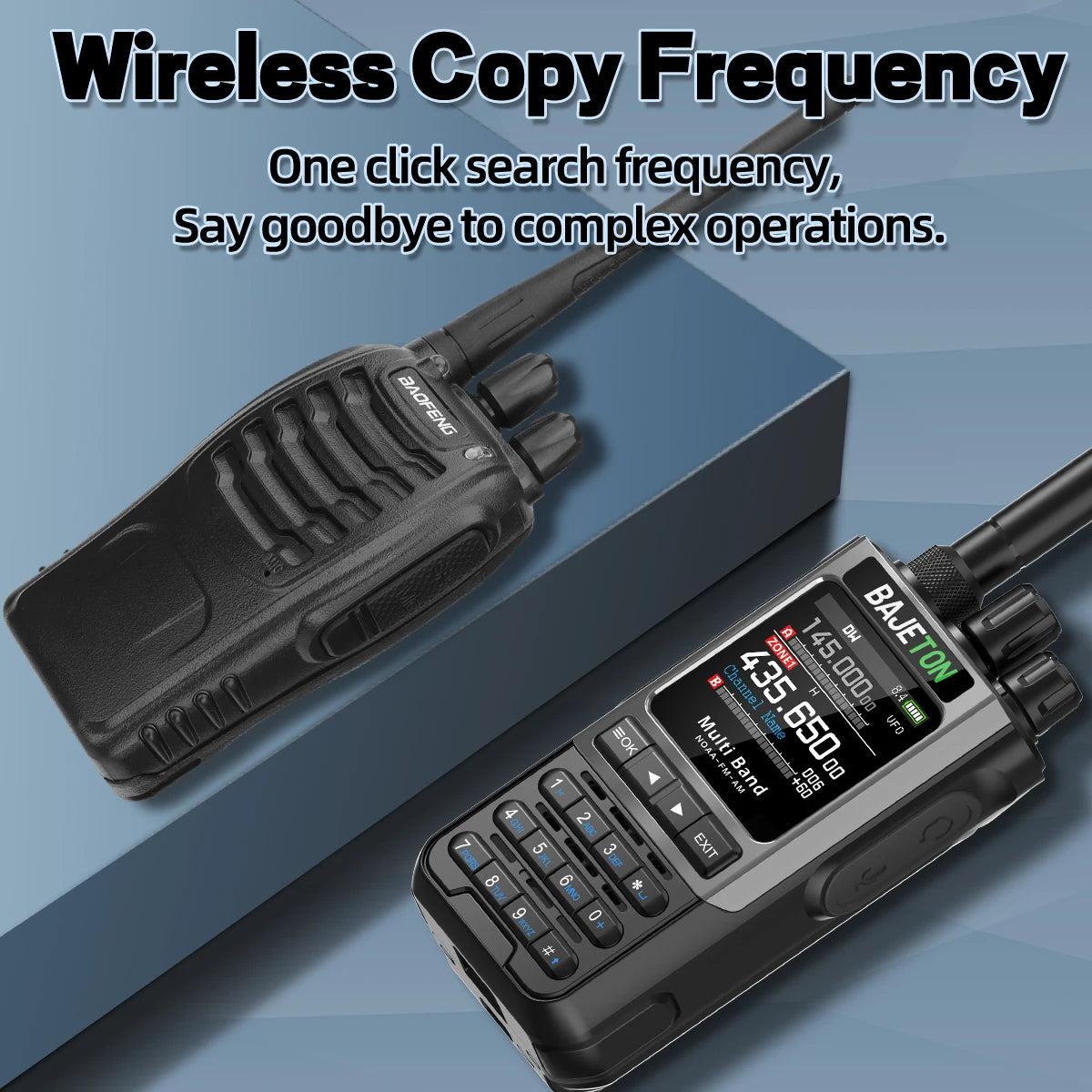 BAJETON BJ-8300 Ham Radio SW AM SSB CB Amateur Wireless Bluetooth Phone Programming Walkie Talkie NOAA Handheld Two Way Radio