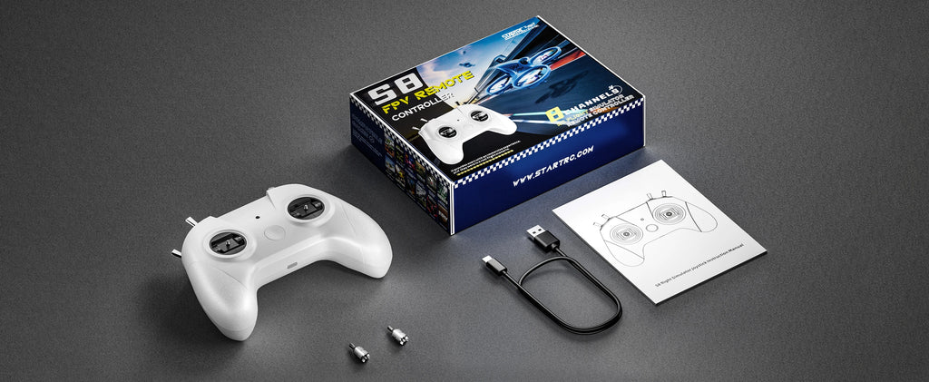 S8 Flight Simulator for DRL/DCL/LIFTOFF/UNCRASHED/ TryPFPV/Freerider Games Drone Training Simulator Remote Control Handheld