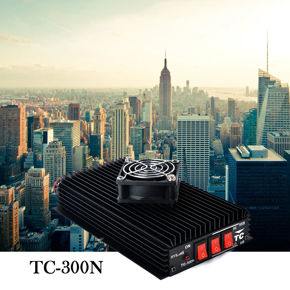 3-30Mhz Handheld Ham CB SSB-FM-AM-CW Radios HF Amplifier with Mini Fan for CB Handheld Radio Transceiver