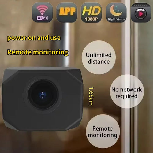 4K HD WiFi Security Camera for Home Mini Smart Indoor IP Surveillance with APP Remote Monitoring Portable Design 2026