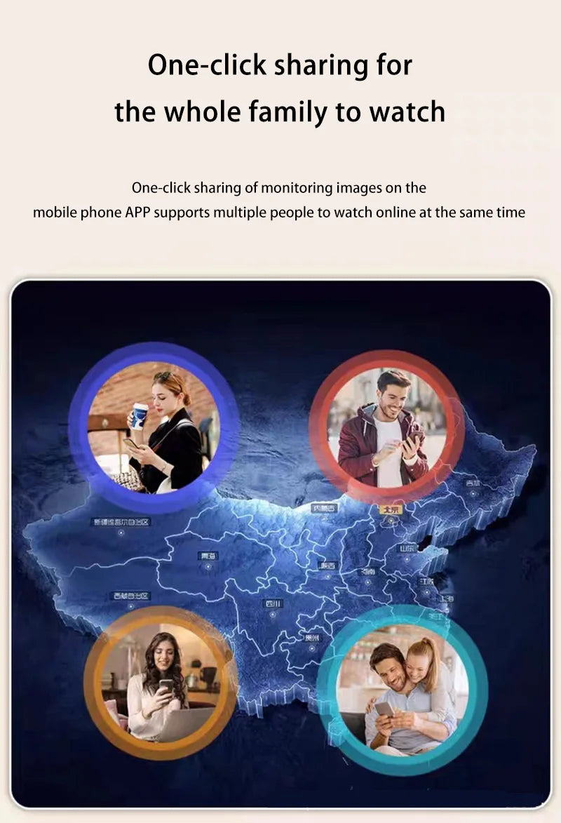 4K WiFi Security Camera Indoor Wireless Mini Home IP Camera APP Remote Monitor Night Vision Motion Detection 2 Way Audio 2025