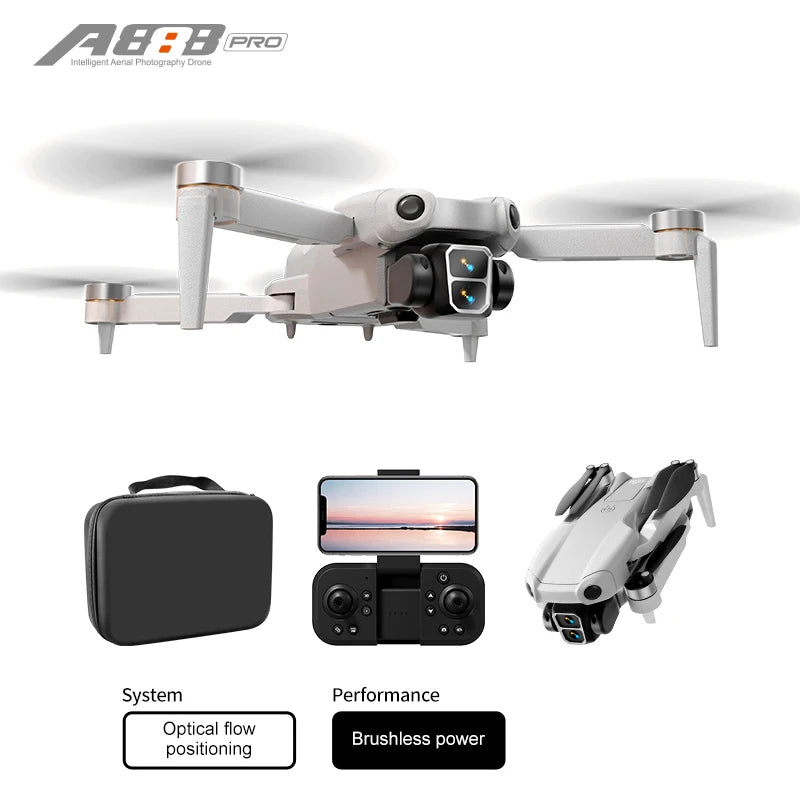 Long Endurance Drone, Brushless Motor, High-Definition Camera, 360 ° Rolling, Intelligent Obstacle Avoidance, Optical Flow Positioning, the Best Gift!