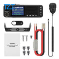 TZT HamGeek 6699-CB Radio 1-30MHz/21-30MHz Mobile Radio Supporting FM/AM/CW/SSB Modes with Microphone