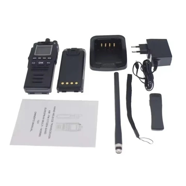 CB-58 Walkie Talkie 27MHz forQYT CB Radio AM/FM 26.965-27.405MHz Channels 4100mAh Citizen Band Radio Handheld Radios Transceiver