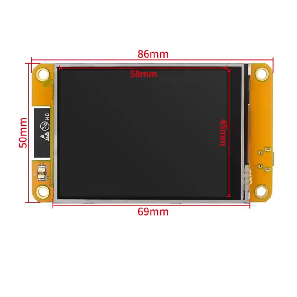 NerdMiner V2 Hashrate, Smart Display, Crypto Solo, Lottery, Nerd Miner, Bitcoin Miner ESP32-2432S028R, 54 k/S, 2.8 inch