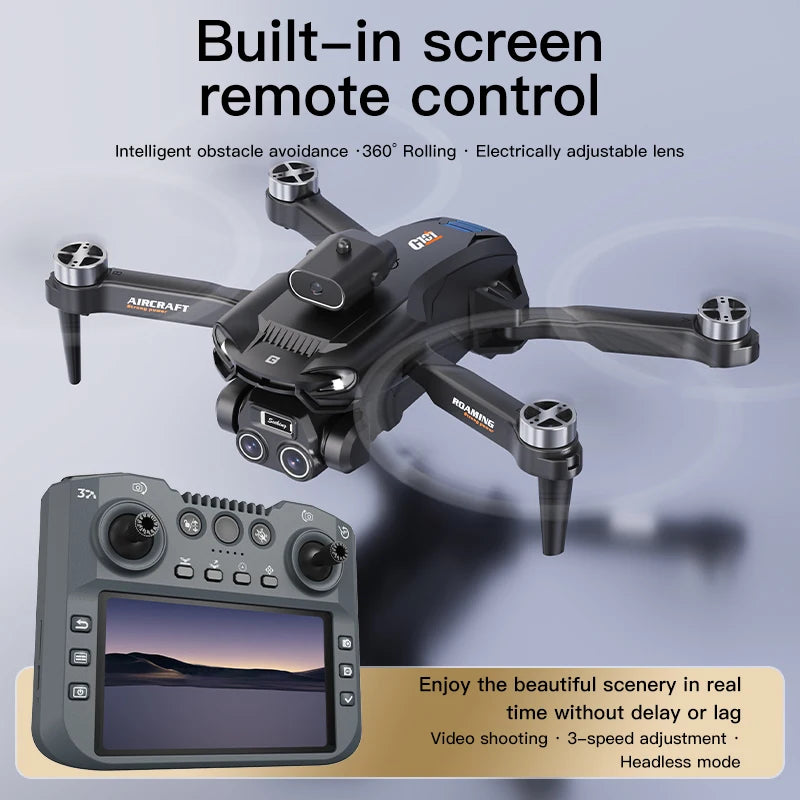 In the latest model of the drone in 2026 Brushless obstacle avoidance with dual lenses Add EIS electronic image stabilization
